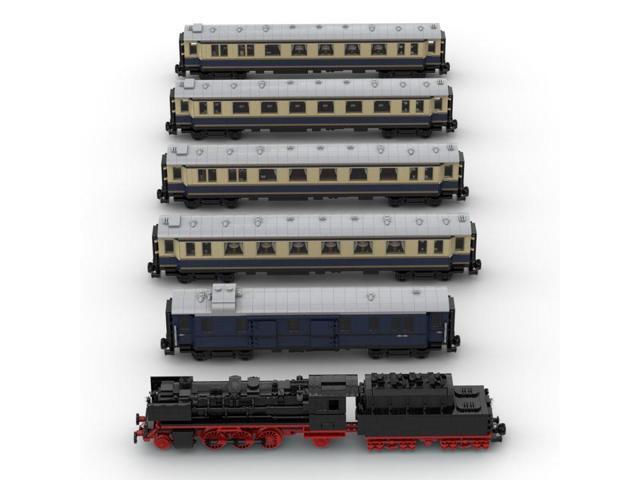 ZITIANYOUBUILD Custom MOC-117307 Historical Passenger Train (6753 Parts) Gift for Christmas