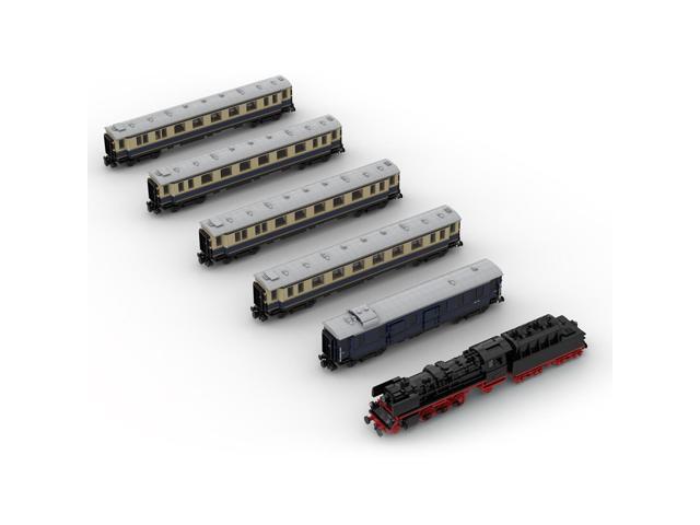 ZITIANYOUBUILD Custom MOC-117307 Historical Passenger Train (6753 Parts) Gift for Christmas