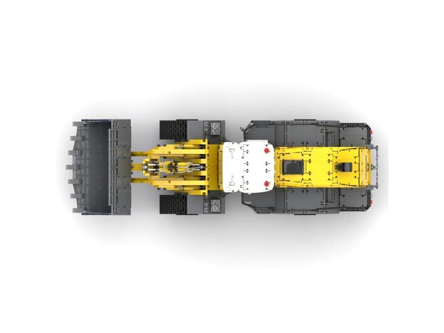 ZITIANYOUBUILD Custom MOC-49777 Liebherr L586 Wheel Loader with Power Functions 12135 Parts