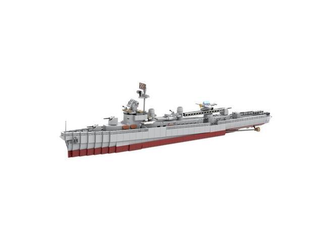 ZITIANYOUBUILD Custom MOC-119082 Prinz Eugen RC German WW2 Strategic Cruiser Model(4933PCS)