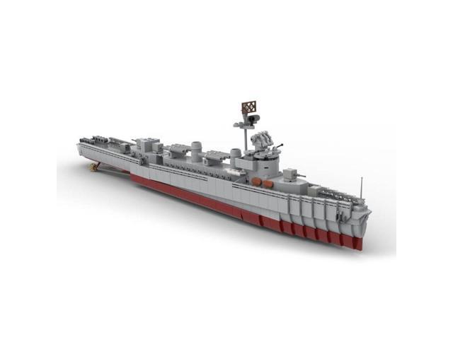 ZITIANYOUBUILD Custom MOC-119082 Prinz Eugen RC German WW2 Strategic Cruiser Model(4933PCS)