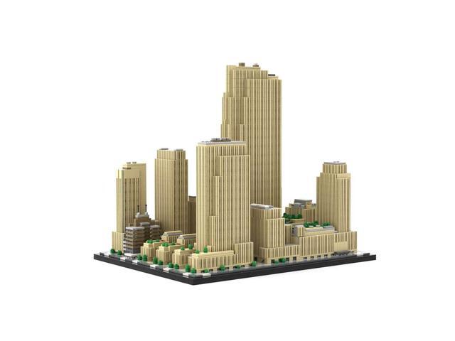 ZITIANYOUBUILD Custom MOC-178781 New York Rockefeller Center 1/800 Scale Building Set (5999PCS)