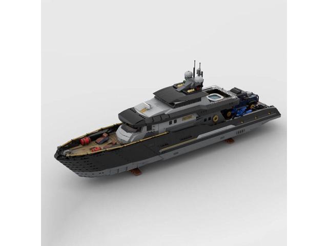 ZITIANYOUBUILD Custom MOC-185307 1/30 Scale Explorers Yacht Model with Full Interior(4369PCS)