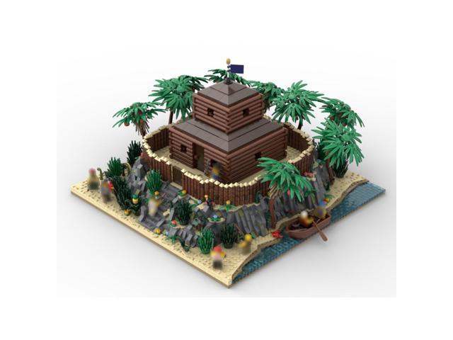ZITIANYOUBUILD Custom MOC-200180 Treasure Island: The Stockade for Pirates Series 5946 Parts