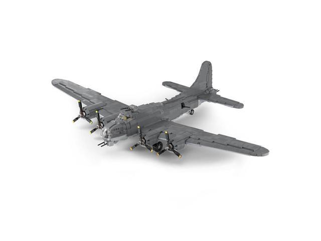 ZITIANYOUBUILD Custom B-17G - WWII Heavy Bomber with Detailed Interior and Rudder 3074 Parts