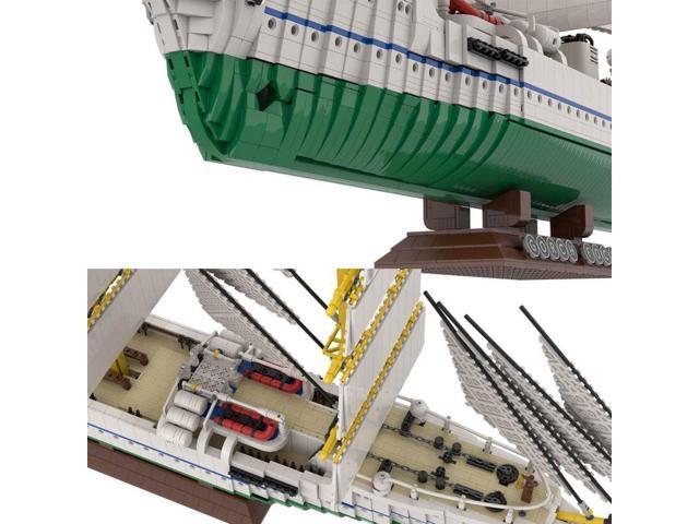 ZITIANYOUBUILD Custom MOC-162206 Gorch Fock German Navy Vintage Ship Model(7599PCS) Toys Gift