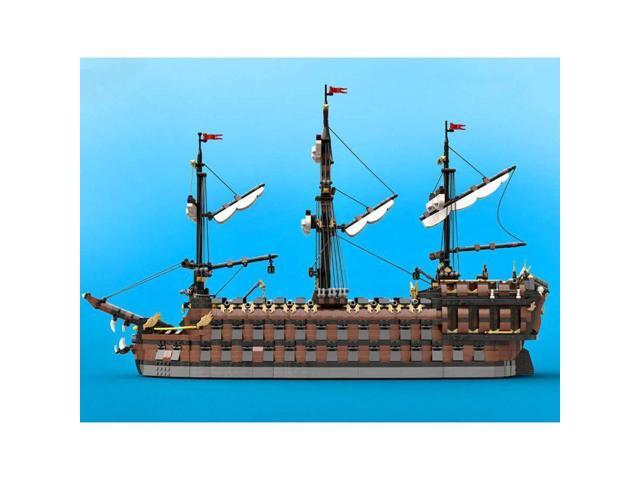 ZITIANYOUBUILD Custom MOC-160411 Pirate Ship Model(5956PCS) Toys Gift for Christmas