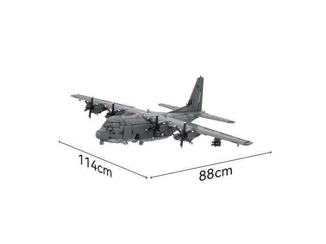 ZITIANYOUBUILD Custom MOC-217633 1/35 Scale AC-130J Ground-attack Aircraft Helicopter (5444PCS)