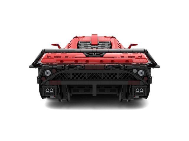 ZITIANYOUBUILD Custom MOC-152095 1/8 Scale Supercar Vehicle Model(3920PCS/Red) Toys Gift