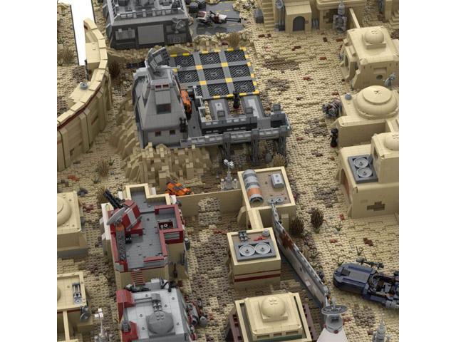 ZITIANYOUBUILD Custom MOC-76005 Mos Eisley Cantina and Tatooine At War Series 28842 Parts