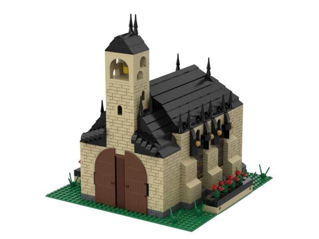 ZITIANYOUBUILD Custom MOC-36498 Modular Church With Cemetery (5731Pcs) Toys Gift for Christmas