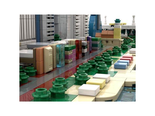 ZITIANYOUBUILD Custom MOC-166957 1/2000 Scale Miami Skyline Building Blocks Set (1337PCS)