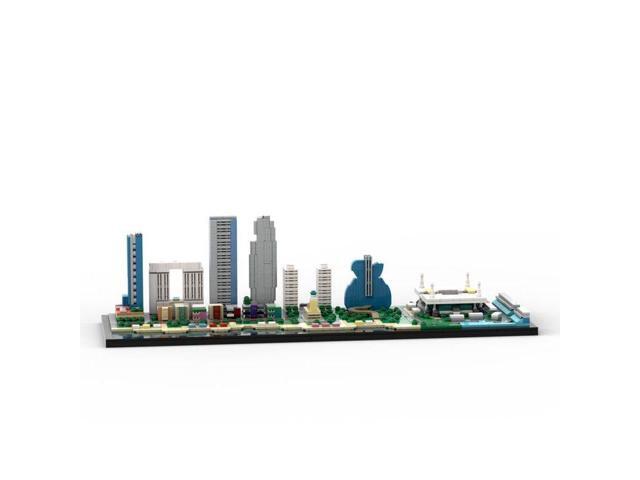 ZITIANYOUBUILD Custom MOC-166957 1/2000 Scale Miami Skyline Building Blocks Set (1337PCS)
