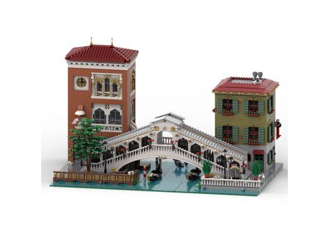 ZITIANYOUBUILD Custom MOC-125784 Canal Grande Venice Modular Buildings with Bridge 10097 Parts