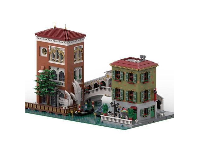 ZITIANYOUBUILD Custom MOC-125784 Canal Grande Venice Modular Buildings with Bridge 10097 Parts