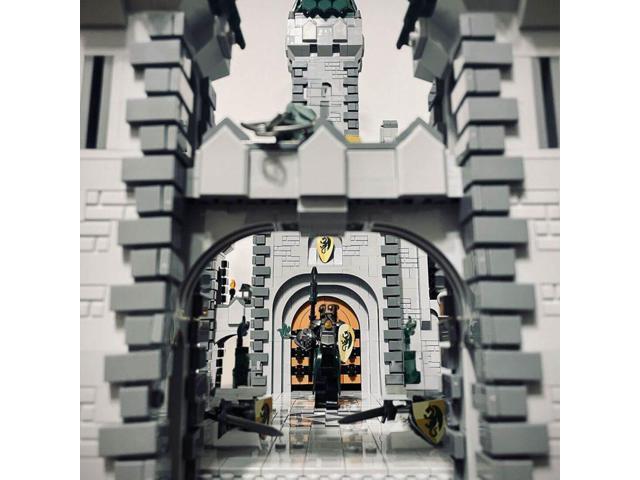 ZITIANYOUBUILD Custom MOC-152895 Medieval Green Dragon Fortress Castle Model(6721PCS) Toys Gift