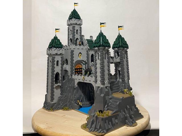ZITIANYOUBUILD Custom MOC-152895 Medieval Green Dragon Fortress Castle Model(6721PCS) Toys Gift