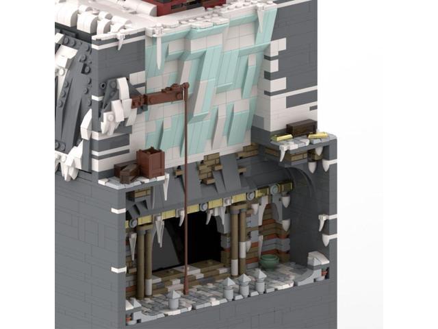 ZITIANYOUBUILD Custom MOC-125839 Train-wrecked Diorama with Fallen Train Car 4694 Parts