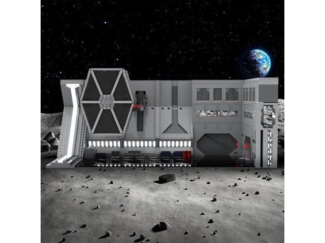 ZITIANYOUBUILD Custom MOC-153410 Sci-Fi Interstellar War Fighter Hangar Model 7805PCS Toys Gift