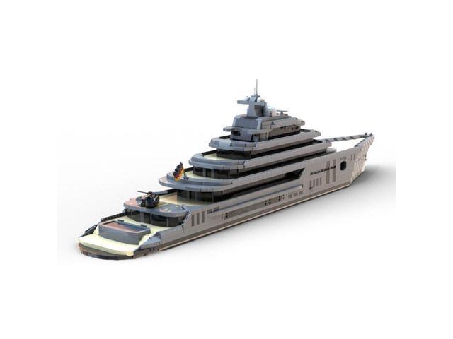 ZITIANYOUBUILD Custom MOC-162171 Super Luxury Large Yacht Model(5671PCS) Gift for Christmas