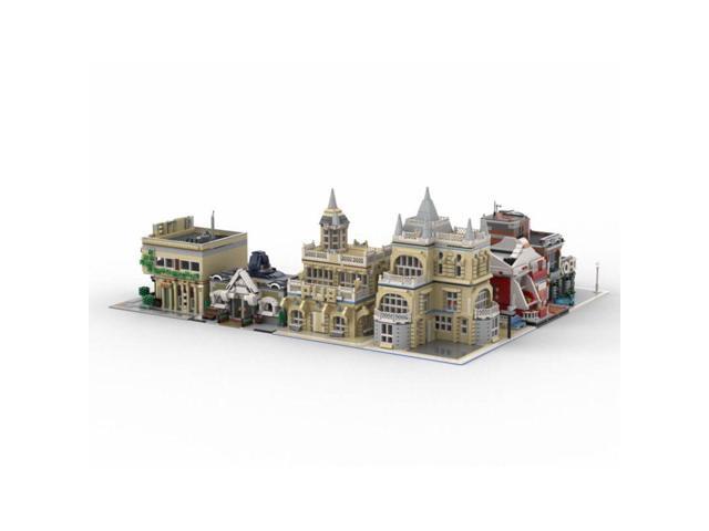 ZITIANYOUBUILD Custom MOC-74911 Modular Street with Pub, Hotels, Restaurant 10462 Parts
