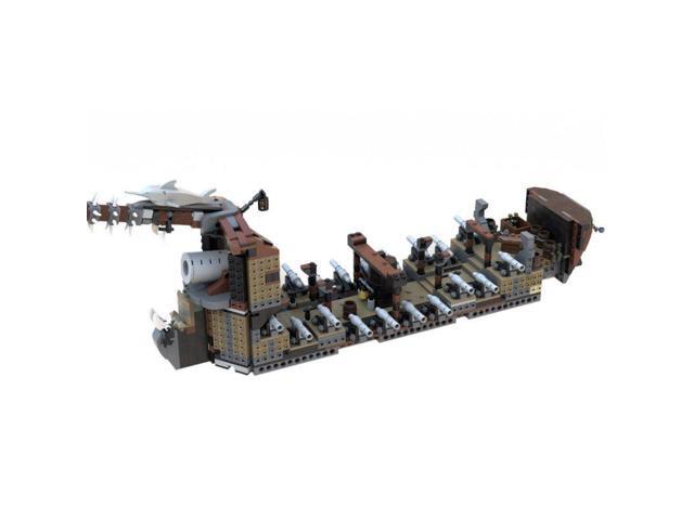 ZITIANYOUBUILD Custom MOC-165091 Medieval Large Pirate Ship Model(5845PCS) Gift for Christmas