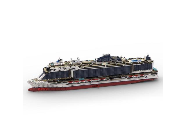 ZITIANYOUBUILD Custom MOC-116714 MSC Seashore Cruise Ship (6270 Parts) Toys Gift for Christmas