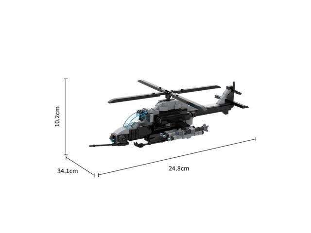 ZITIANYOUBUILD Custom MOC-217189 Helicopter AH-1 Colibri Building Blocks Set (431PCS)