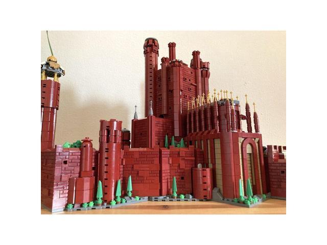 ZITIANYOUBUILD Custom MOC-117962 Medieval Red Keep (4582 Parts) Toys Gift for Christmas