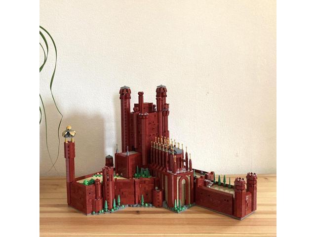 ZITIANYOUBUILD Custom MOC-117962 Medieval Red Keep (4582 Parts) Toys Gift for Christmas