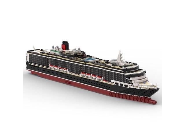 ZITIANYOUBUILD Custom Moc-113635 The Beautiful Panamax Cruise Ship (5196 Parts) Scale: 1:375