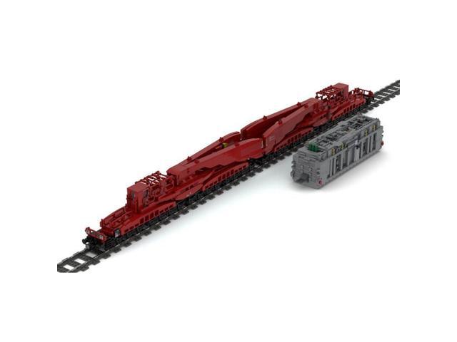 ZITIANYOUBUILD Custom Moc-159781 Uaai 839 Schnabel Car Railroad Freight Car Train (4806pcs)