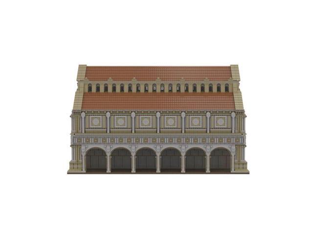 ZITIANYOUBUILD Custom MOC-171871 Ancient Roman Basilica Church Building Architecture 20134 Part