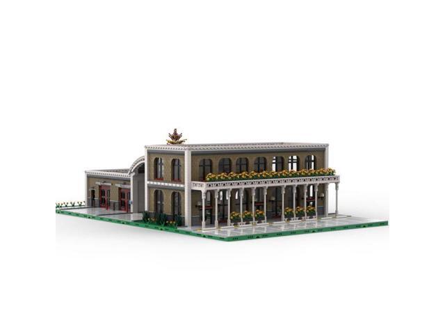 ZITIANYOUBUILD Custom MOC-96122 1/40 Breakwater Pass Pretorius Bus Terminal 18217 Parts