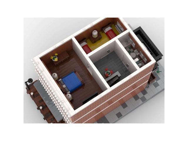 ZITIANYOUBUILD Custom MOC-91053 Butcher Shop CM7 Modular Building with Interior (5260 Parts)