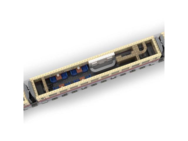 ZITIANYOUBUILD Custom 5-in-1 VT18.16 German National Railway High-Speed Train Set 5341 Parts