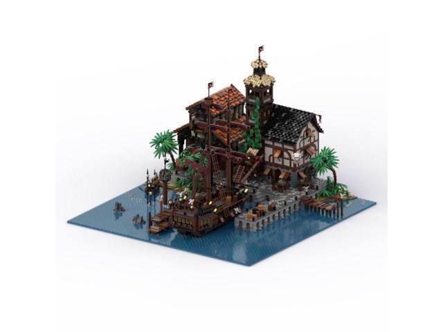 ZITIANYOUBUILD Custom MOC-114510 Port Sauvage Pirate Town (14428 Parts) Toys Gift for Christmas