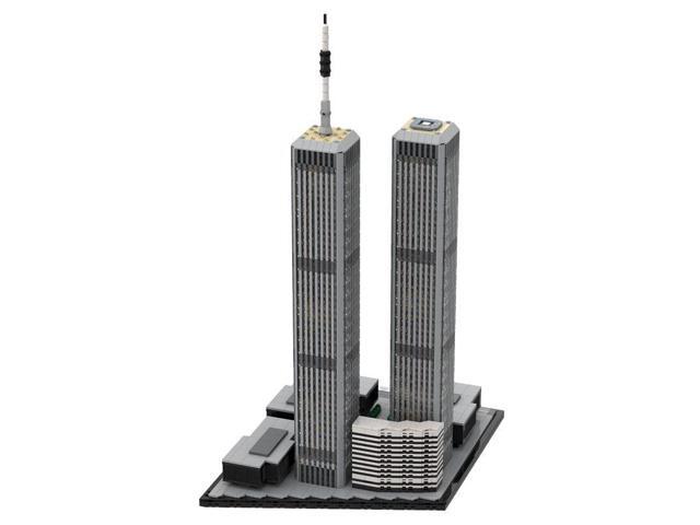 ZITIANYOUBUILD Custom MOC-122768 1/1000 World Trade Center (1973-2001) (4850 Parts) Toys Gift