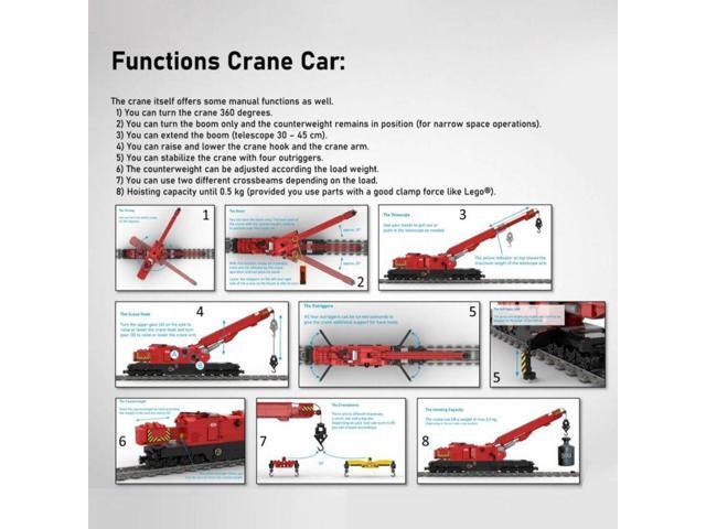 ZITIANYOUBUILD Custom MOC-156982 Emergency Crane Train Model(4113PCS/Dynamic Version) Toys Gift