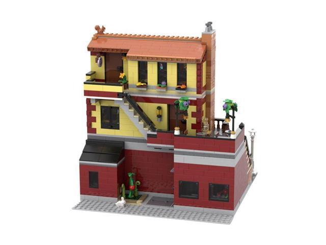 ZITIANYOUBUILD Custom MOC-142022 Street Scene Pizza Shop Model(2391PCS) Building Toys Set Gift