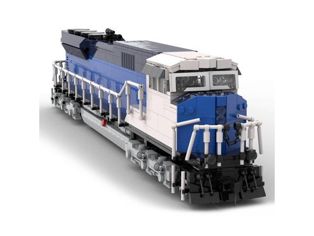 ZITIANYOUBUILD Custom MOC-125573 EMD SD90/43MAC Salt Fantasy Livery Train (2256PCS) Toys Gift