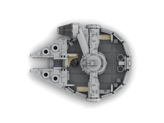 ZITIANYOUBUILD Custom MOC-107020 Tech Battleship Model(2532PCS/Grey) Toys Gift for Christmas
