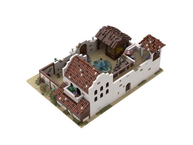 ZITIANYOUBUILD Custom MOC-78800 Mexican Style Old Town Courtyard Villa Model(3583PCS) Toys Gift
