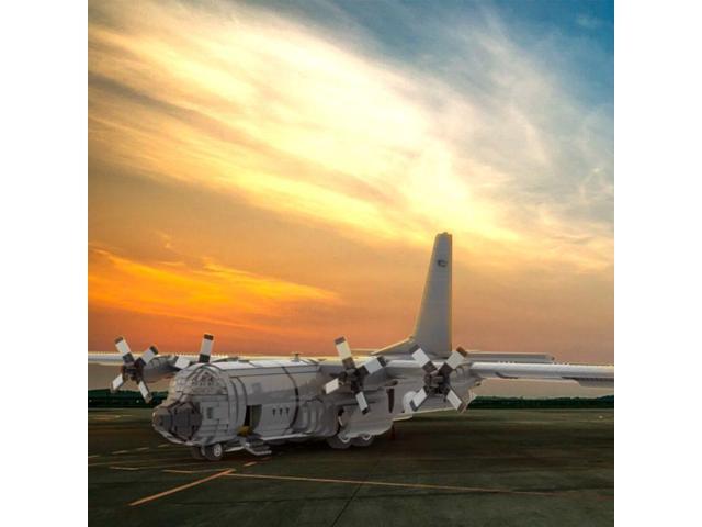 ZITIANYOUBUILD Custom MOC-67338 C-130 Transport Aircraft Assembly Model(4911PCS) Toys Gift