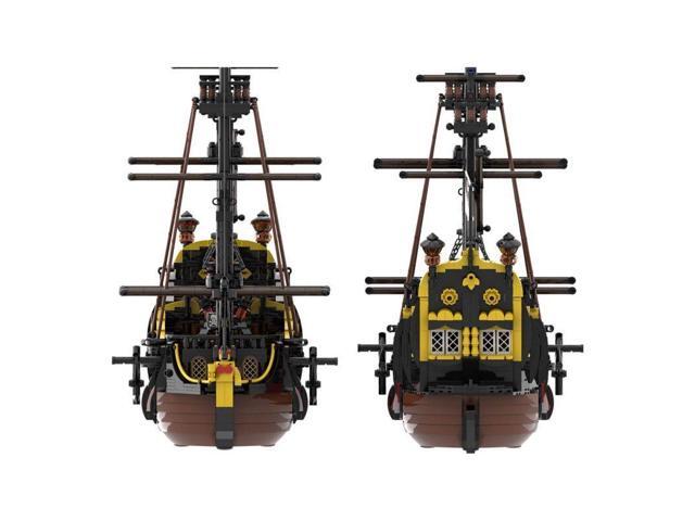 ZITIANYOUBUILD Custom MOC-166879 Medieval Barracuda-ship Model(3394PCS) Building Blocks