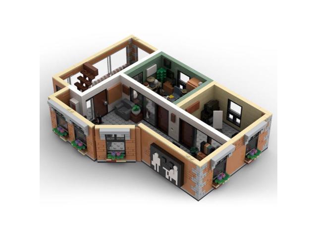 ZITIANYOUBUILD Custom MOC-124801 Double Storey Studio Model Street Scene (2146PCS) Toys Set