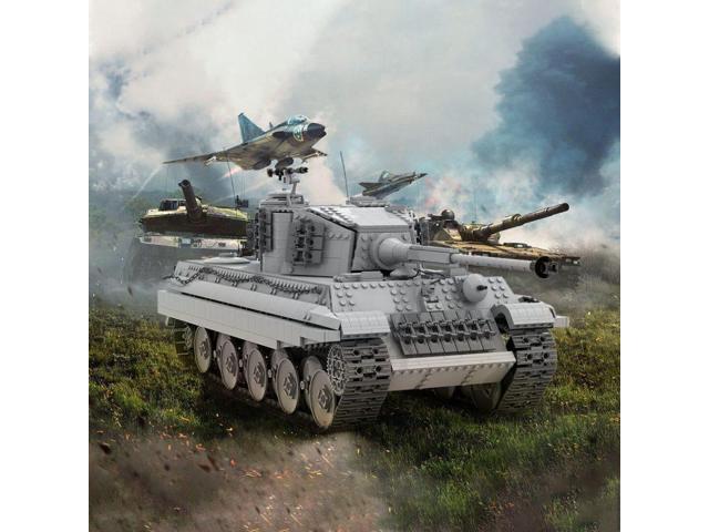 ZITIANYOUBUILD Custom MOC-130474 1/16 RC King Tiger Tank Model(Dynamic Version/2329PCS)