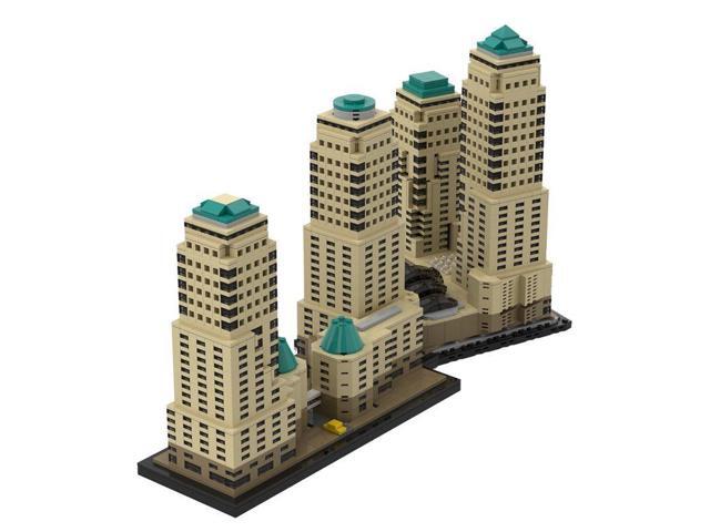 ZITIANYOUBUILD Custom MOC-125137 1/1000 World Financial Center (3947 Parts) Toys Gift