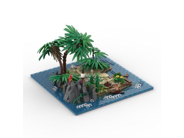 ZITIANYOUBUILD Custom MOC-119656 Port Sauvage Islands: Orbert's Kingdom Pirate Island 870 Parts