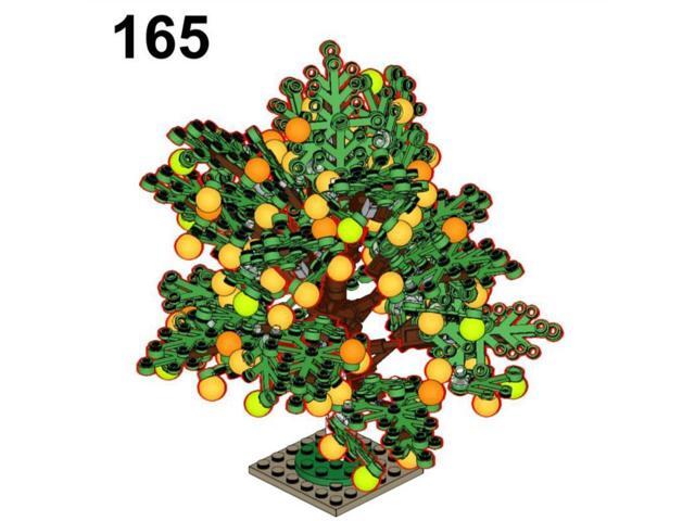 ZITIANYOUBUILD Custom MOC-102236 1/40 Fruit Tree Train Scene (4431 Parts) Toys Gift